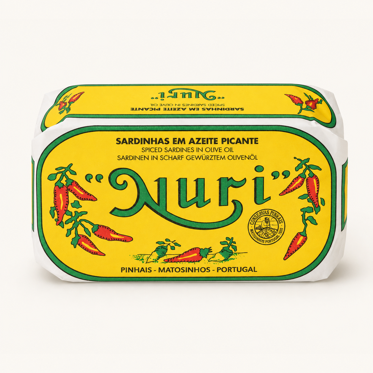 סרדינים בשמן זית עם פלפל צ'ילי חריף – NURI